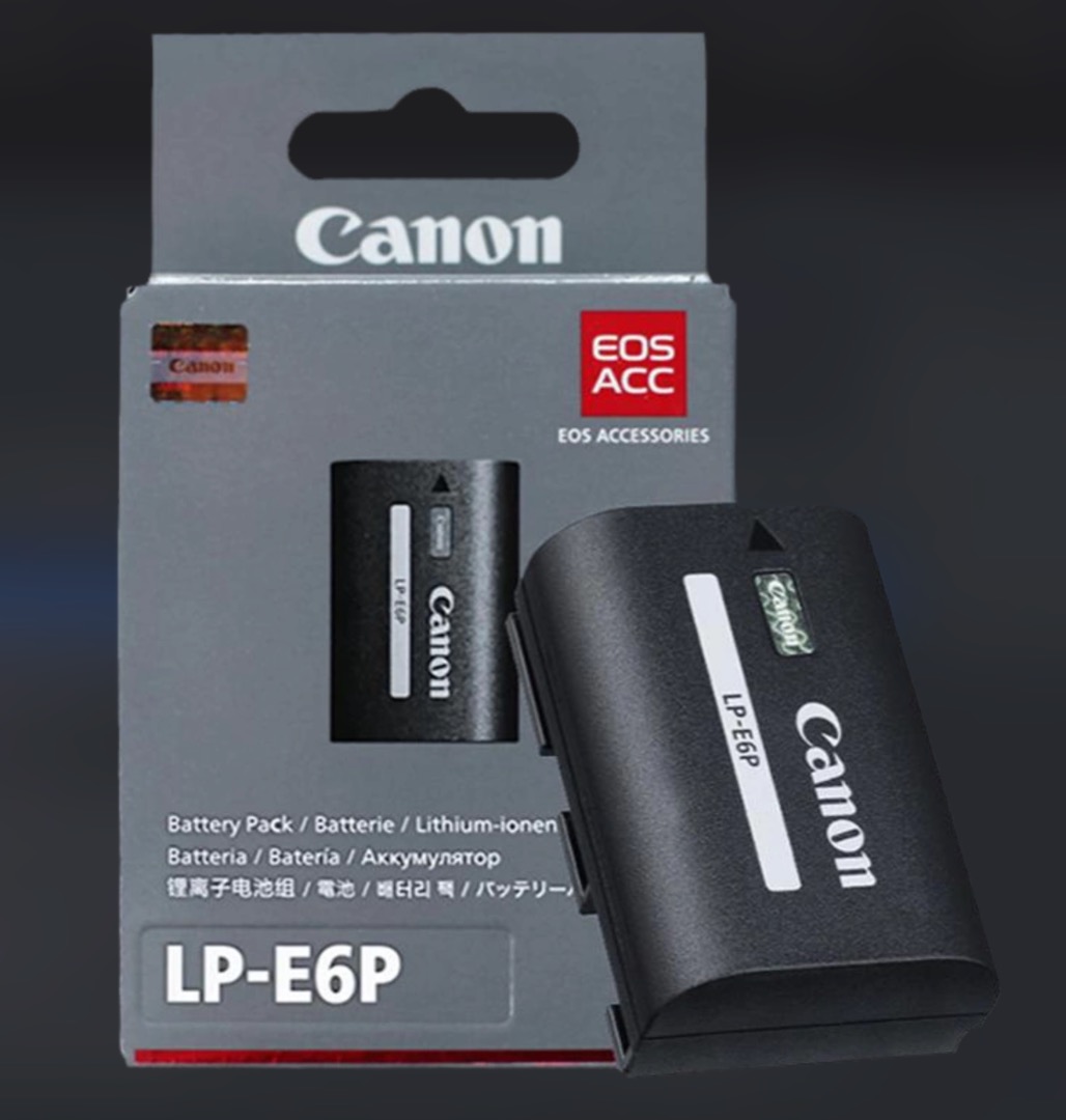 Canon LP-E6P battery R5 MkII NEW, Photography, Cameras on Carousell