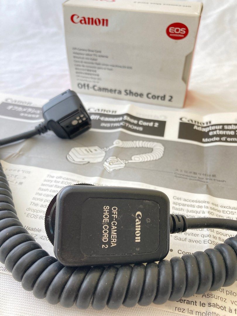 Canon off- camera shoe cord 262863065698177111