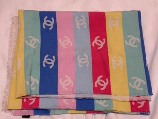 Chanel Scarf 雙面彩包圍巾 頸巾64200166330498110