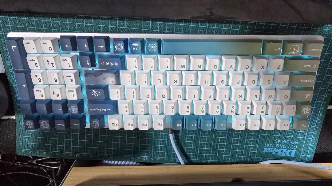 Cheap Fully Modded Mechanical Keyboard (gradient keycap) (GMMK 2 ...