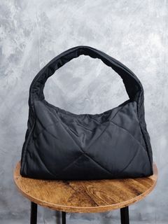 COS -Black Diamond Nylon Quilted Shoulder Bag -