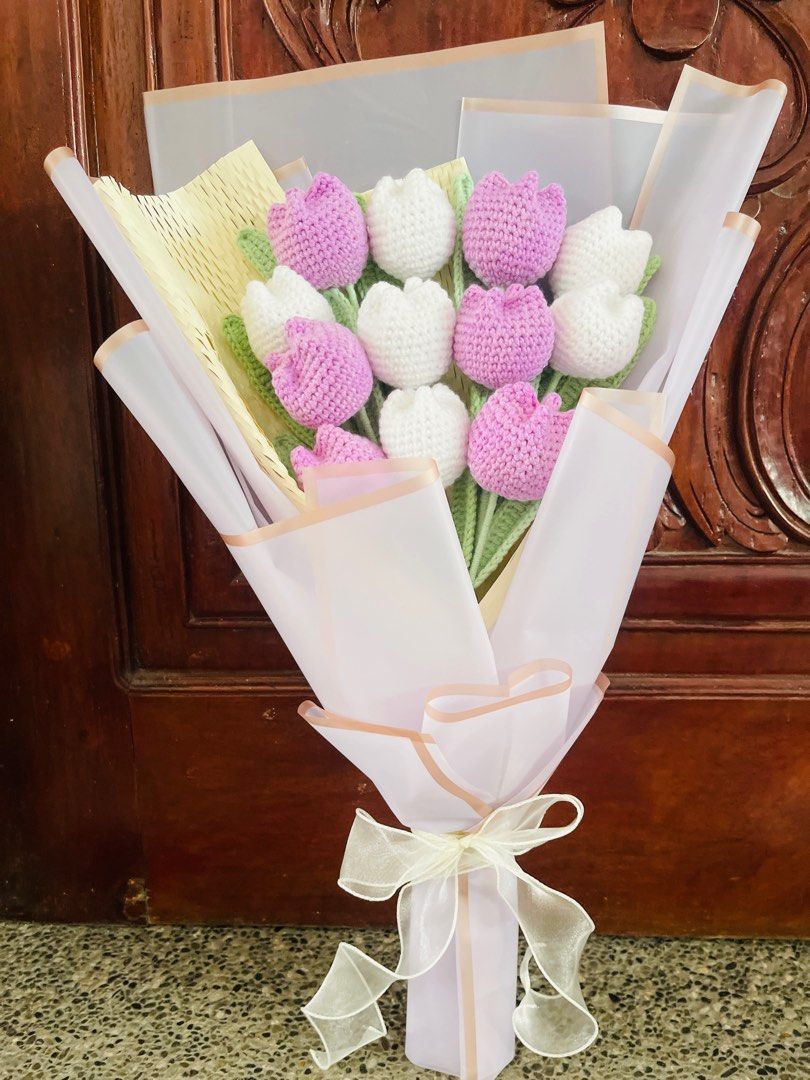 CROCHET FLOWER BOUQUET (Category: Flowers & Bouquets) located in Subic. Submitted by thrifty.finds024 (Listing ID 1356844370, Image 2). Description: Crochet bouquet💐💐💐 Perfect for any occasions. We are open for early reservations for graduation and mother’s day! 🫶🏻 🌷100% handmade 🌷All items are made to order (unless stated on hand) 🌷Orders take 3-5 working days. 🌷We require full payment or 50% down payment to avoid cancellation of orders