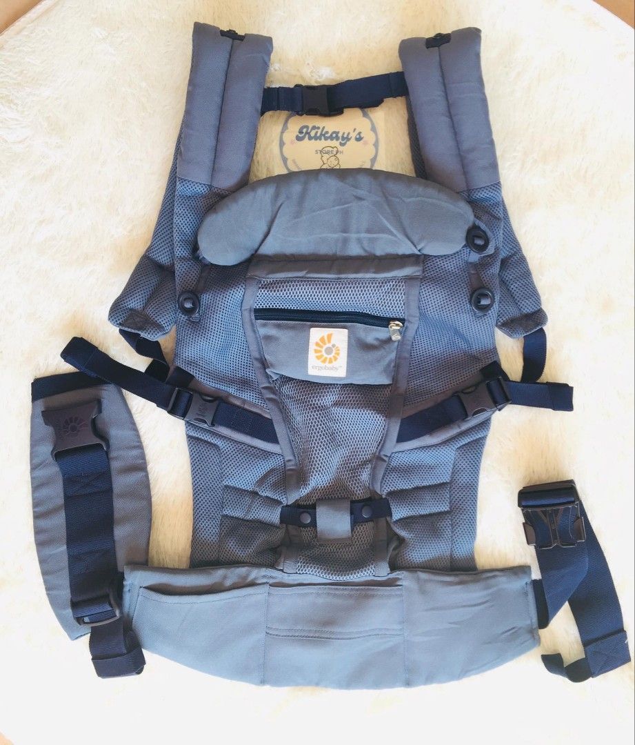 Ergobaby adapt cool air oxford blue (Category: Carriers & Slings) located in Tuguegarao City. Submitted by kikay.store.ph30 (Listing ID 1356940390, Image 1). Description: ❗NEW ARRIVALS ❗🇱🇷 Brand : Ergobaby adapt cool air oxford blue Condition: likenew Price : 3200 No stain No discoloration Ready to use From us balikbayan box MOP: GCASH, BDO, MOD: SCO FOR SHIPPING PURPOSE, BUS SHIPPING, JNT, LBC ♥️ 1 day reservation ONLY ♥️ No to rush shipping ♥