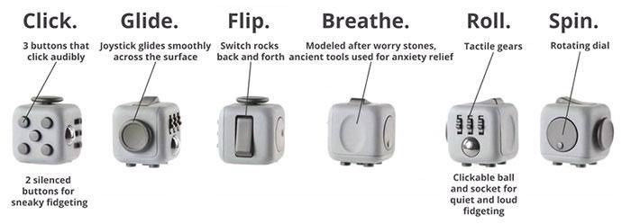 Fidget Cube (Category: Kids Toys) located in Singapore. Submitted by bevanang88 (Listing ID 1356977047, Image 1). Description: .