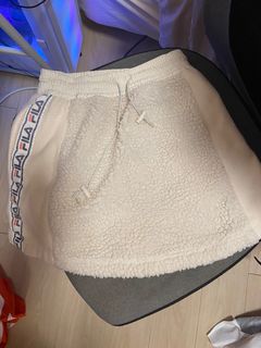 Fila白色短裙褲64223506214530110