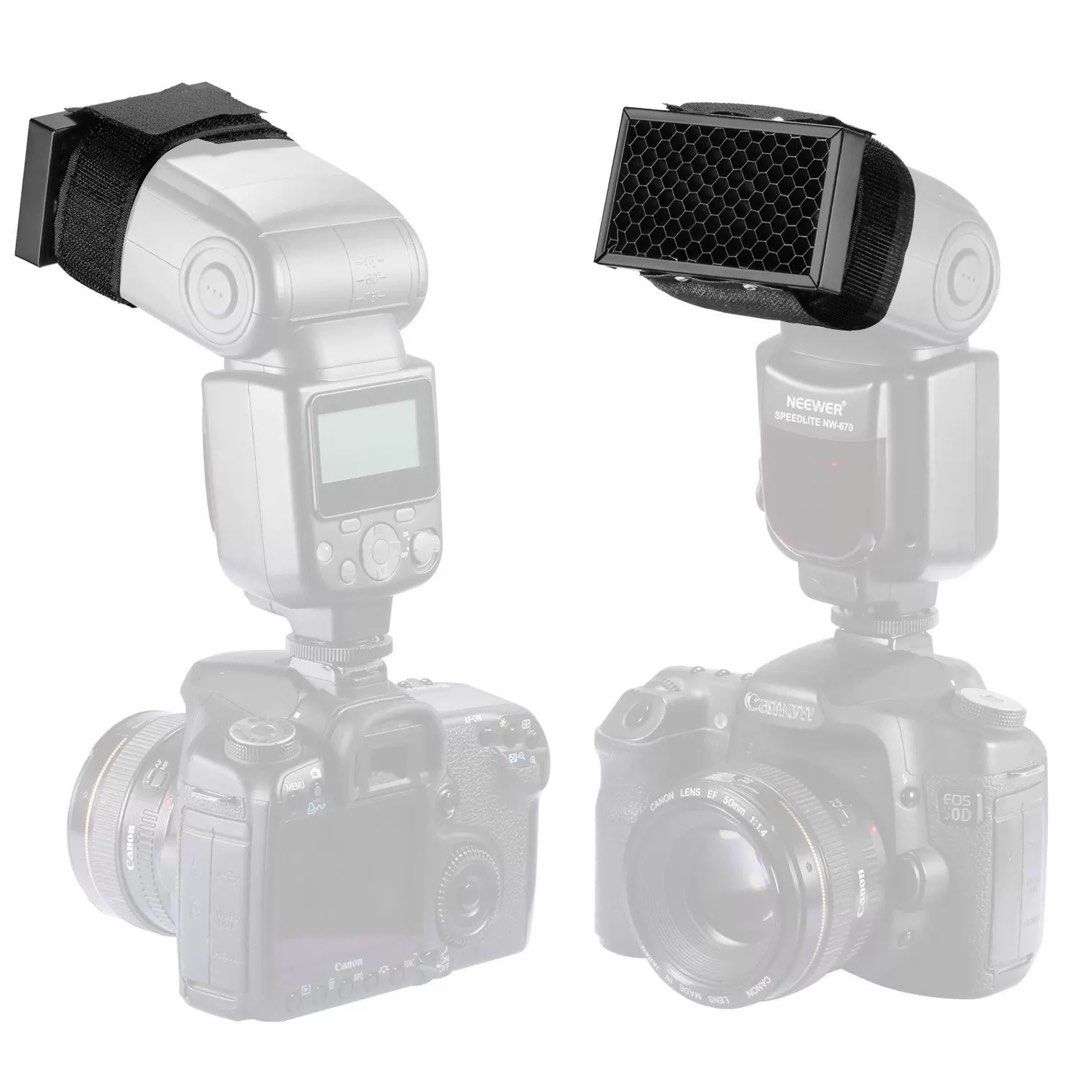 Flash Honeycomb Diffuser Handheld Speedlight for Studio (Category: Lighting & Studio Equipment) located in Singapore. Submitted by isaaacccc (Listing ID 1356867561, Image 2). Description: Camera flash honeycomb diffuser for studio compatible with the following models: Godox - TT600, TT685, TT685II, V850, V850II, V850III, V860, V860II, V860III, V1 Yongnuo - 560III, 565EX Canon - 580EX, 580EXII Made for flashes to be used with Sony, Nikon, Canon, F