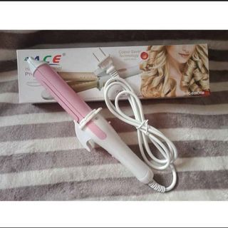 Hair straightener and curler iron | 2 in 1 pink