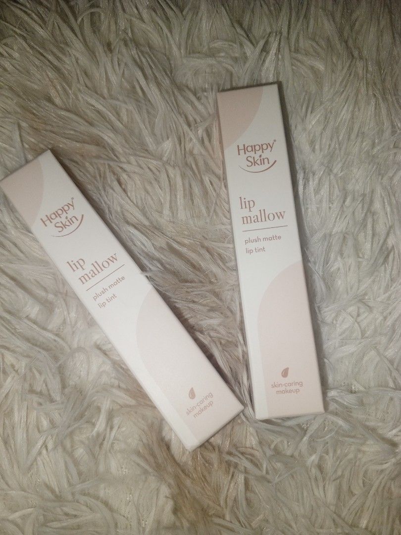 happy skin lip mallow (Category: Makeup) located in San Marcelino. Submitted by ynzhi (Listing ID 1356927777, Image 1). Description: shades eclair & chai latte.