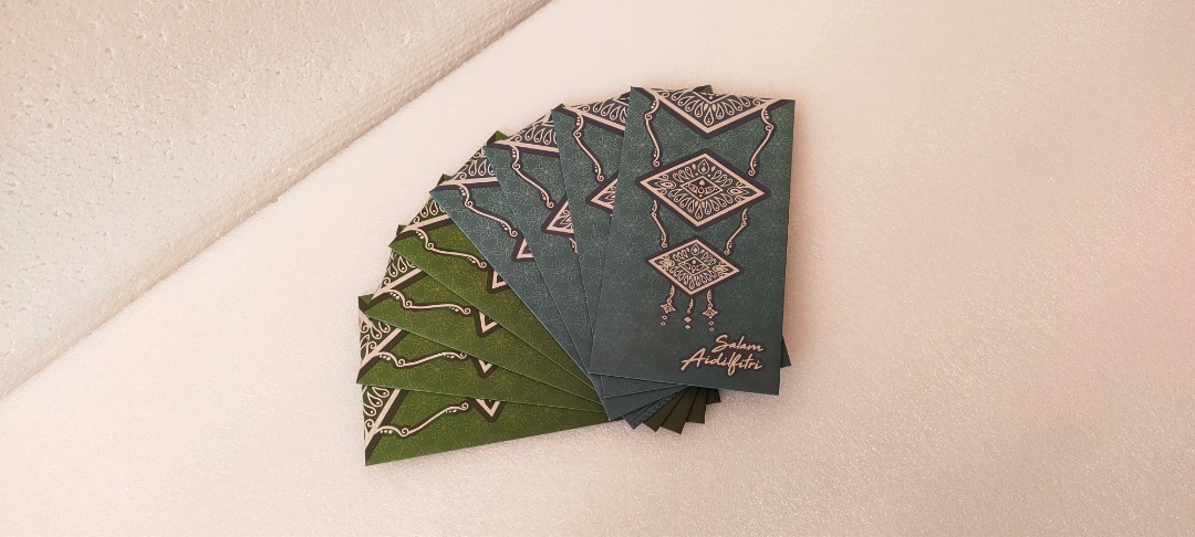 Hari Raya Green Packet Selamat Hari Raya Aidilfitri Sampul Green Money ...