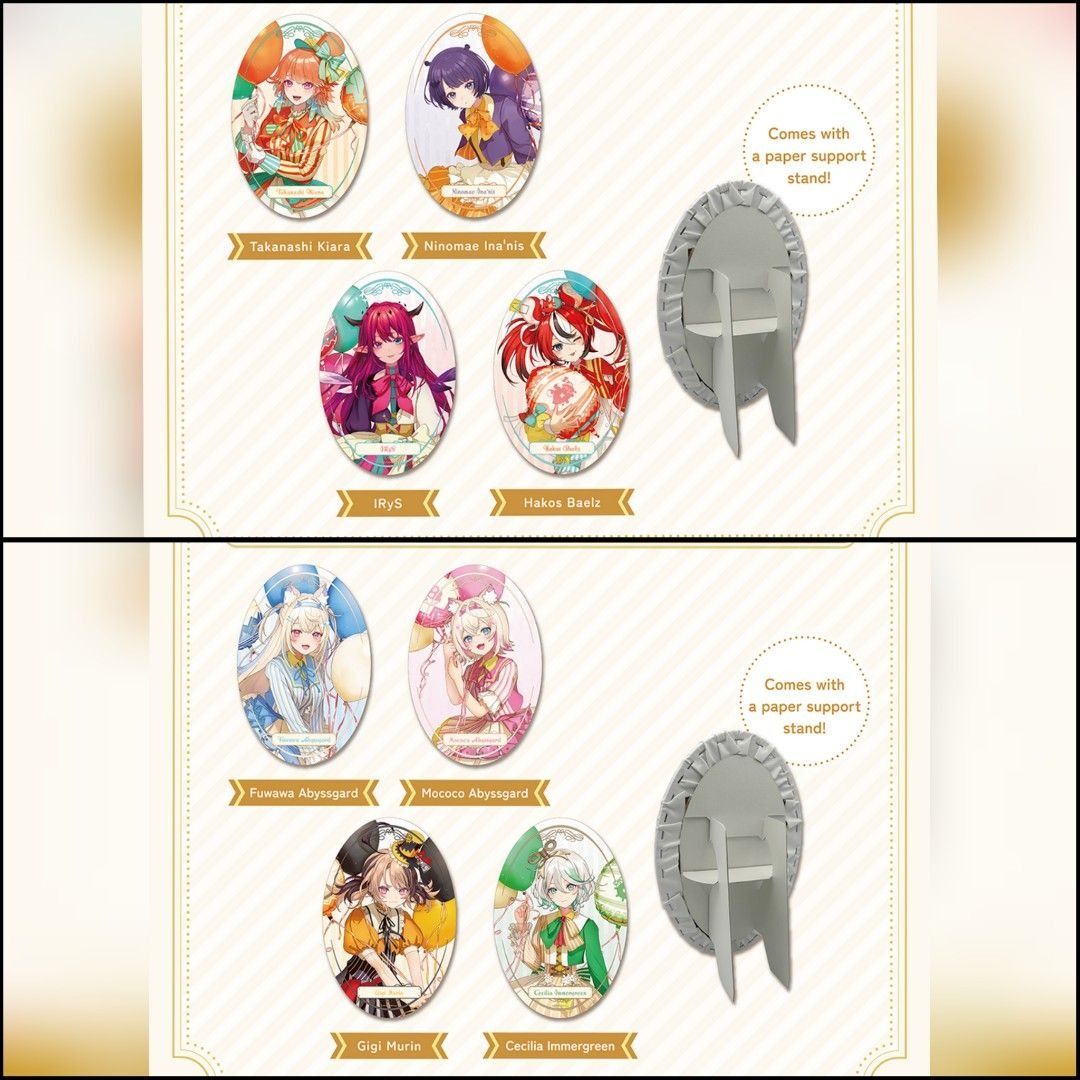 [Hololive] Holo EN Spring Party Merch [Kiara, Ina, Irys, Bae, Gigi ...