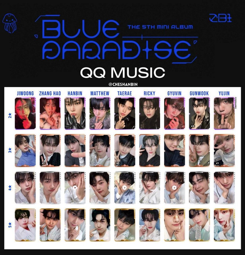 ZB1 QQ Music starlight 中華 ハンユジン 5星 ZB1 QQ Music starlight 中華 ハンユジン 5星 K-POP・アジア