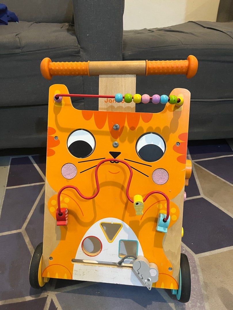 JANOD BABY WALKER (Category: Infant Playtime) located in Makati City. Submitted by bwibubbie (Listing ID 1356821961, Image 1). Description: Janod training baby walker ₱ 1200 issue: no blocks, needs cleaning and tighten of the wheels 📍MAKATI, BGC - Cash on delivery (lala,grab) - bank transfer -gcash.