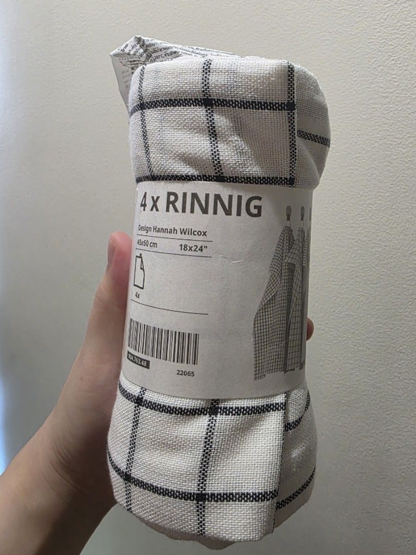 Kitchen Towel IKEA 4pcs (Category: Towels, Napkins & Holders) located in Pasay City. Submitted by glc08 (Listing ID 1356847755, Image 1). Description: Brand New IKEA Kitchen Towel Size: 18" x 24" 4pcs Sf c/o buyer Loc: Pasay.