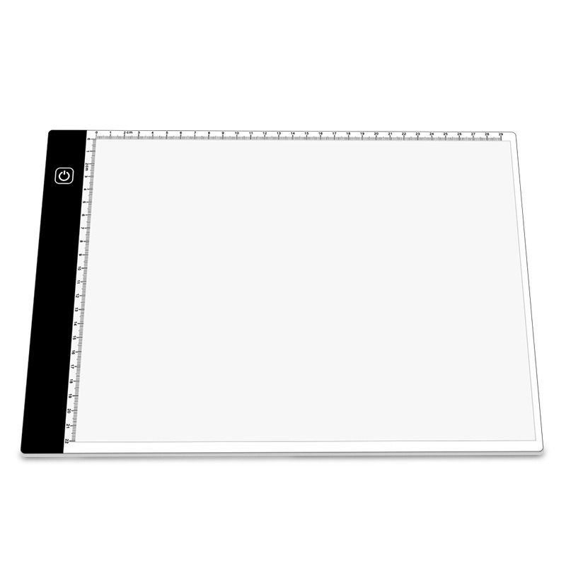 Led Drawing Board, A3 Portable Drawing Copy Tracking Light Box Usb ...