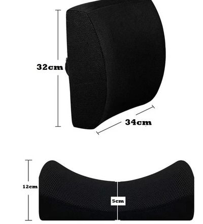 Lumbar Support Pillow Memory Foam Cushion Adjustable