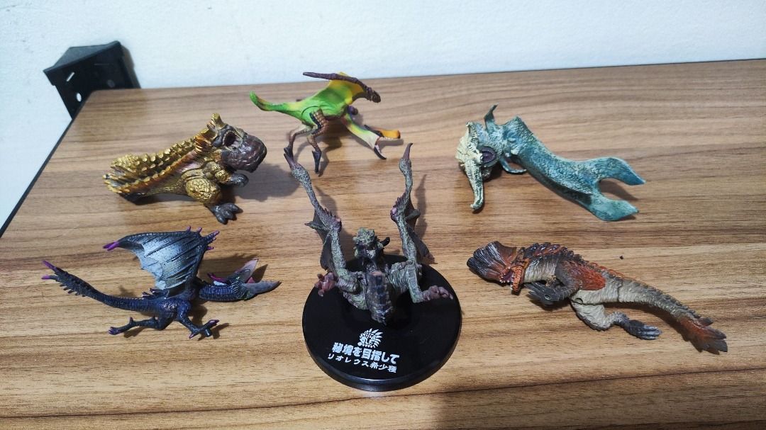 Monster Hunter figures (with missing parts) (Category: Figurines & Statues) located in Muntinlupa City. Submitted by sp_07 (Listing ID 1356890724, Image 1). Description: Title: Monster Hunter figures (with missing parts) Price: PHP 700 Bought from: Bought locally Reason for selling: Decluttering.