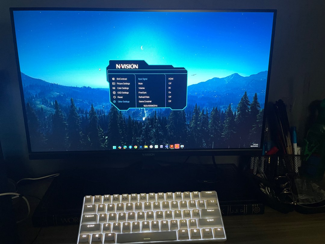 NVISION 120Hz Monitor with RK61 Keyboard bundle, Computers & Tech ...