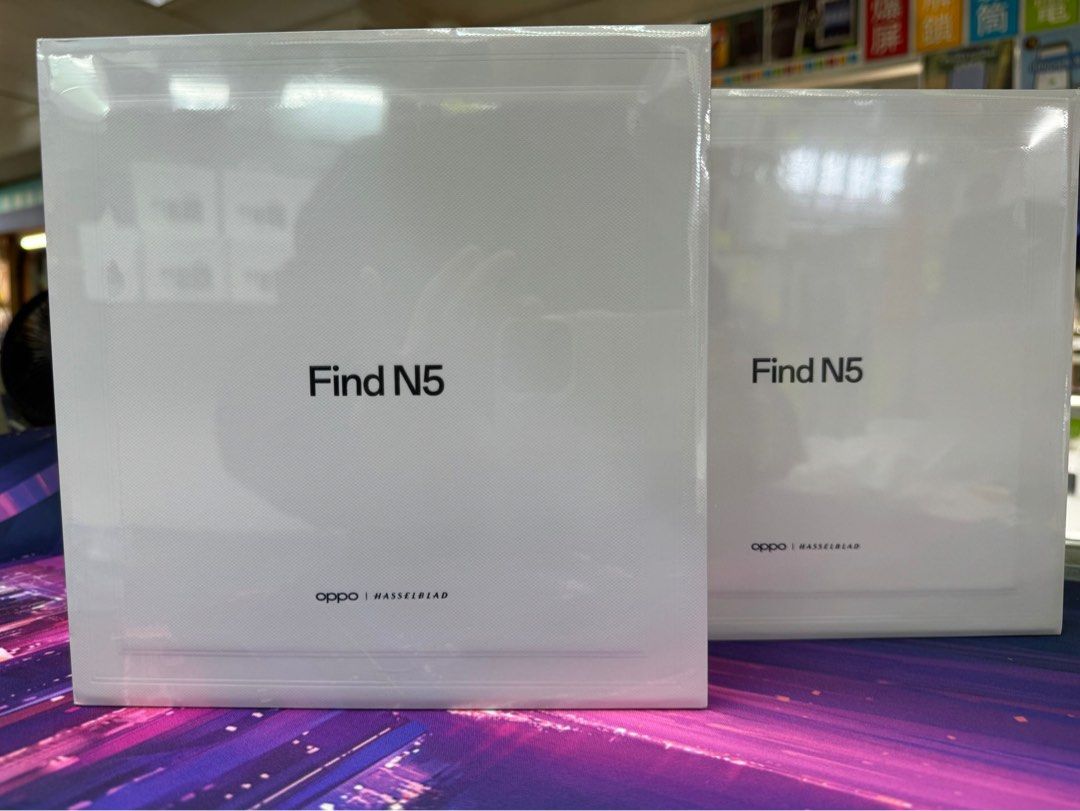 Oppo Find N5 5G 16+512GB 行貨 （分類：OPPO）位於 Hong Kong。 由 ht112 提交（商品編號 1306424137，圖片 2）。簡介： 全新未開封 香港🇭🇰行貨 Oppo find N5 5G 16+512 -精選優質商品，務求大家交易愉快 商業登記有限公司 多年實體商店 信心保證 收款方式:現金 /八達通/ PAYME / ALIPAY / WECHAT PAY / 銀行轉帳 / 轉數快(FPS) VISA/MASTER 2% surcharge 店舖地址： 九龍深水埗長沙灣道226至242號深之都商場一樓112號舖 恆通電訊 營業時間：1:00PM 至 9:30PM。