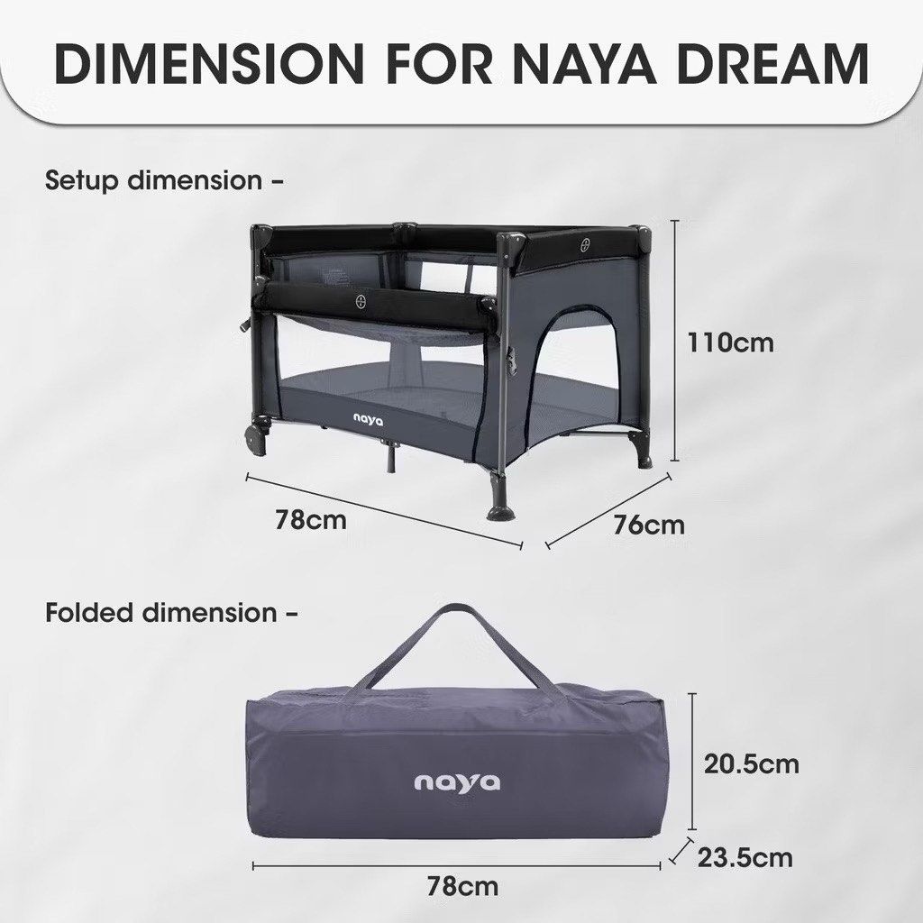 Portable and foldable baby cot, very good condition, Babies & Kids ...