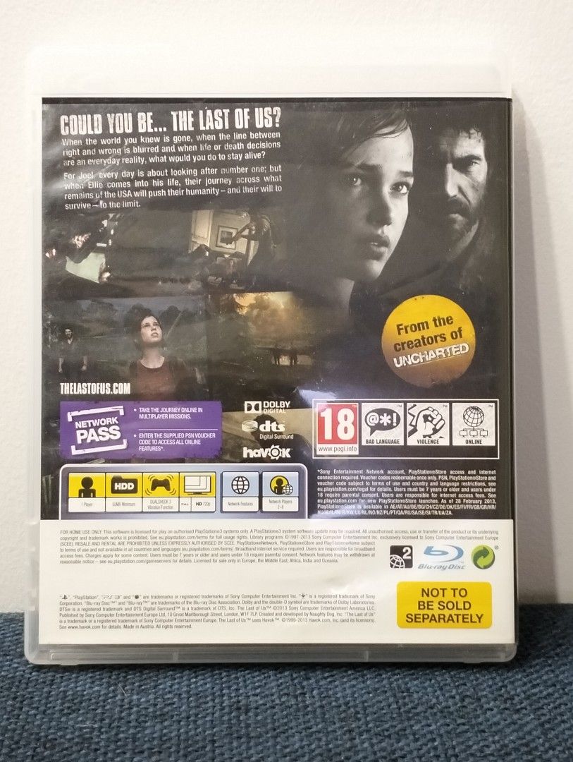 PS3 The Last of Us Console Bundle Version with Manual, 2013 (Category: PlayStation) located in Baguio. Submitted by bitsbaguio (Listing ID 1356955364, Image 2). Description: .