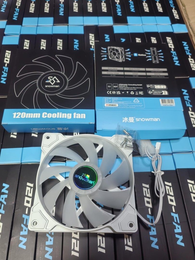 RGB COMPUTER FAN high quality (Category: Computer Parts) located in Taguig. Submitted by callidora_touchofelegance (Listing ID 1356853047, Image 3). Description: BrandNew ✅RGB FAN ✅WHITE COLOR fan ✅Rainbow Light Design ✅Molex connector and 3pin ✅120mm size ✅High Quality RGB Fan Kindly message us also on our Facebook Page J Pc Computer Services for more information..