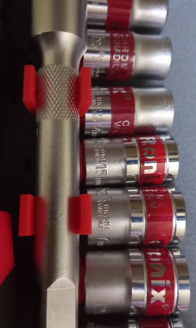 RONIX PREMIUM 1/2 DRIVE SOCKET RACHET WRENCH (Category: Construction Tools & Equipment) located in Antipolo. Submitted by fastlane8moto (Listing ID 1356930250, Image 2). Description: RONIX 1/2 DRIVE SOCKET RACHET WRENCH RONIX PREMIUM QUALITY RACHET WRENCH My choice for a car emergency tool 👍👍👍 1/2 for automotive use, etc etc TESTED TOUGH PREMIUM QUALITY 12 PCS 10 TO 22 MM For DIY Emergency use repair For booking lalamove or grab etc etc LBC Pu