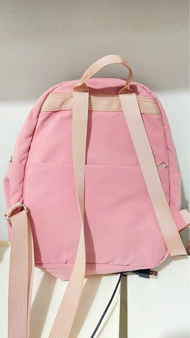 Ruffles Pink Backpack (Category: Backpacks) located in Quezon City. Submitted by injooool (Listing ID 1356967742, Image 2). Description: RFS: decluttering!! - shipping is shouldered by the buyer - payments will be thru gcash or bank transfer - delivery depends on the buyer - pm me for the negotiation sa price and condition.