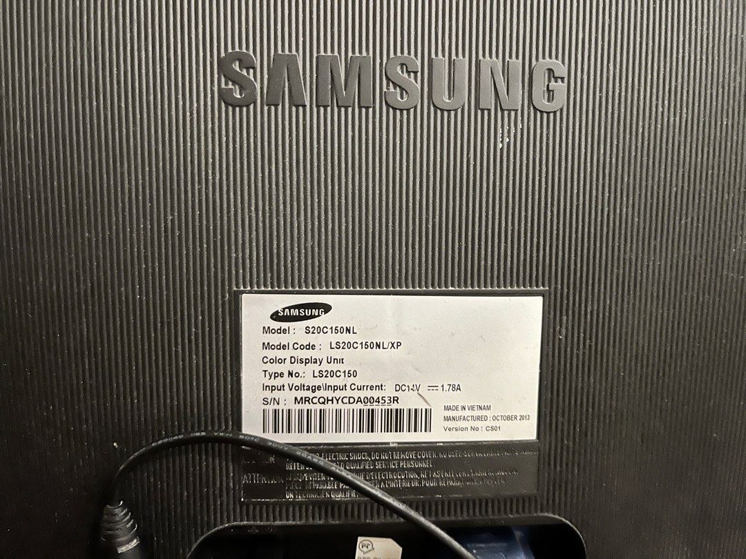 Samsung Screen (Category: Monitor Screens) located in San Juan City. Submitted by micdantes (Listing ID 1356882480, Image 2). Description: .