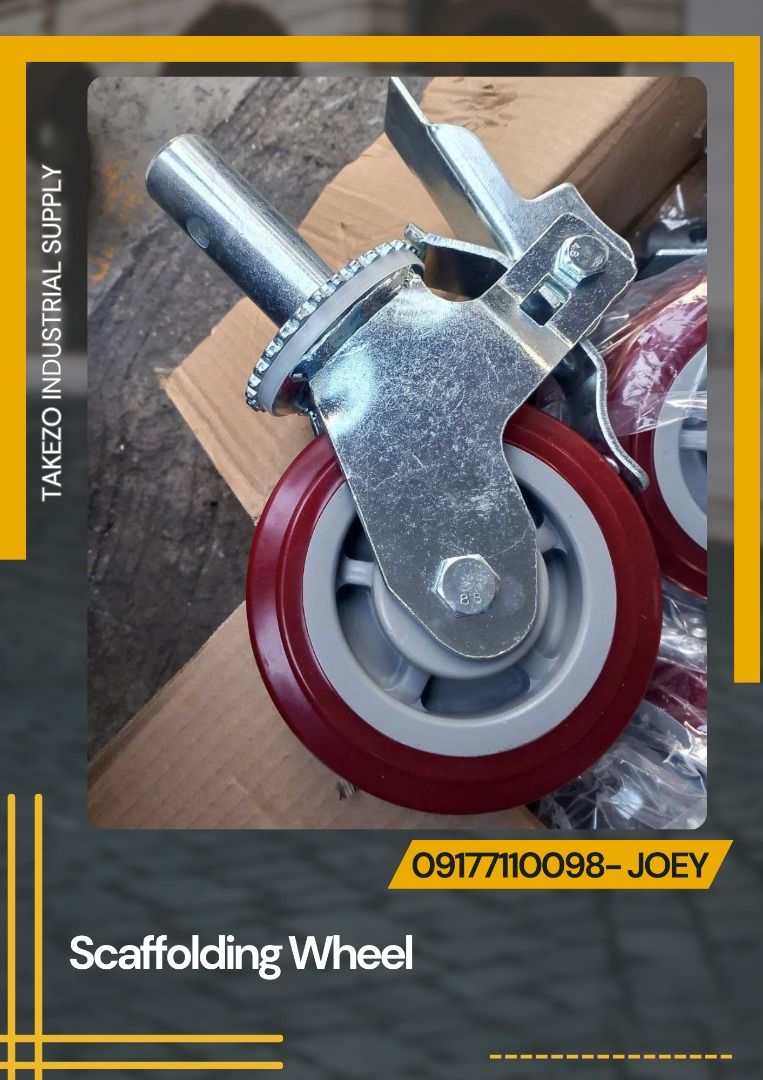 Scaffolding Wheel (Category: Other Home Furniture) located in Manila. Submitted by joeyroque09 (Listing ID 1356862566, Image 1). Description: 0-9-1-7-7-1-1-0-0-9-8-.