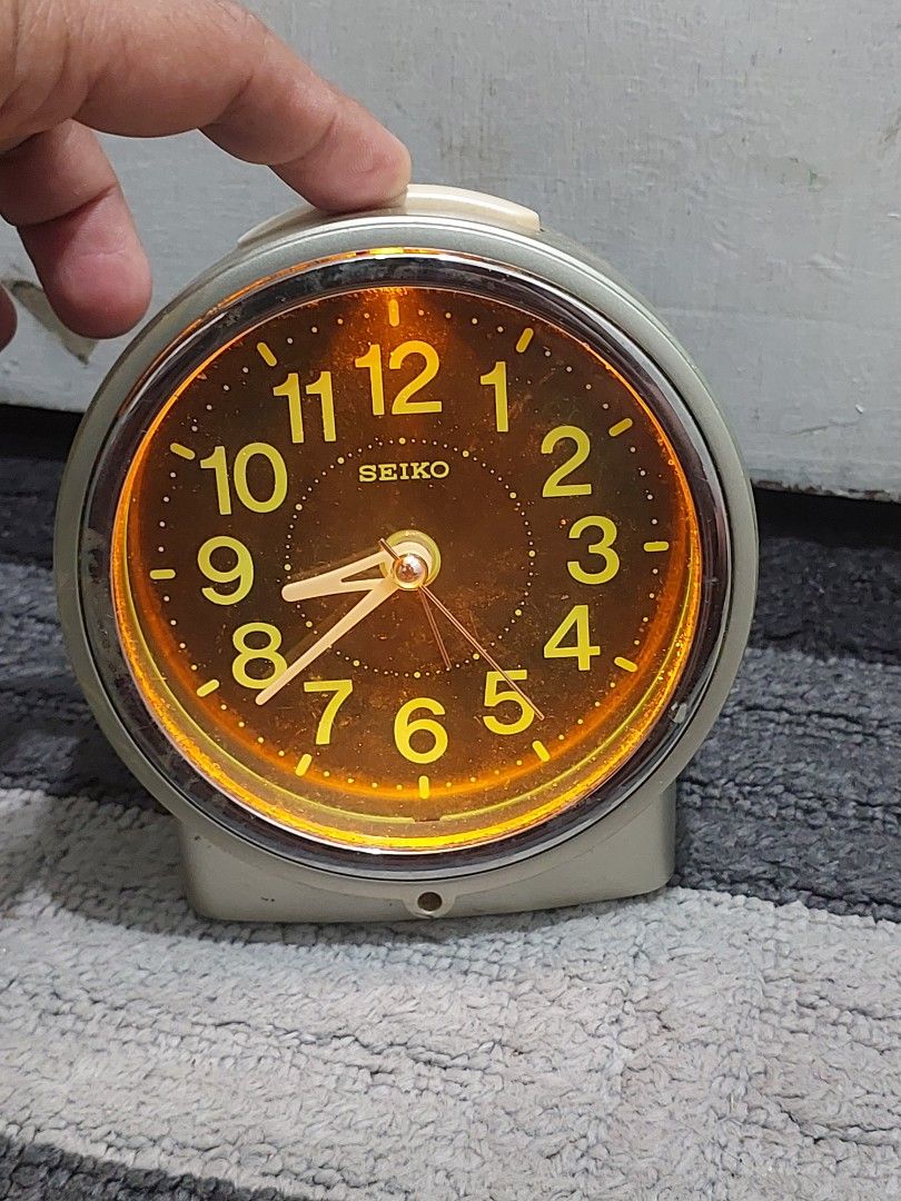 SEIKO table top alarm clock Tested working Battery operated 350php (Category: Men's Watches) located in Quezon City. Submitted by jpnvintageonline (Listing ID 1356929130, Image 1). Description: SEIKO table top alarm clock Tested working Battery operated 350php.