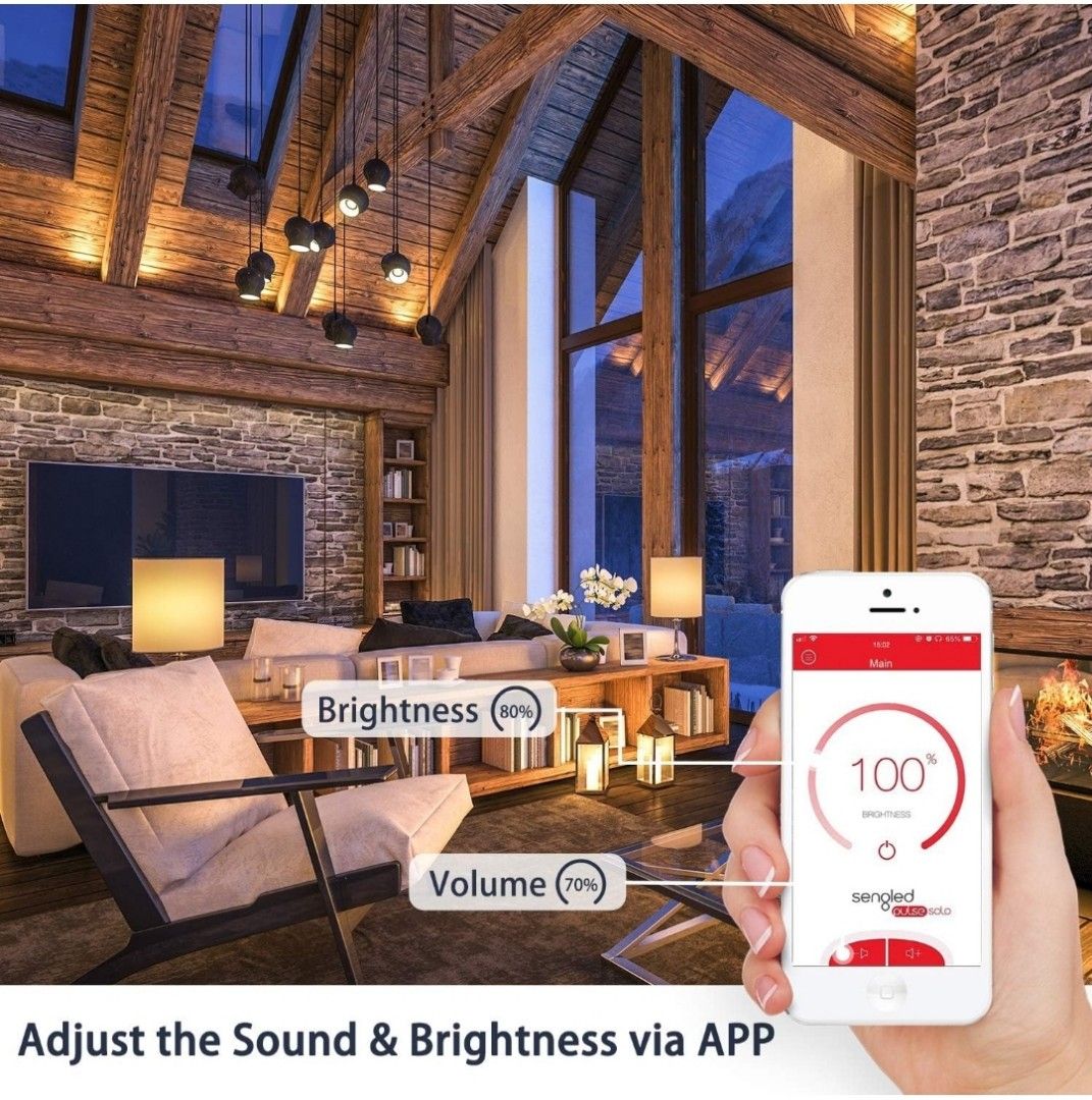 Sengled Solo JbL speaker light bulb (Category: Soundbars, Speakers & Amplifiers) located in Las Pinas. Submitted by clearancefanatic (Listing ID 1356898458, Image 2). Description: SMART SPEAKER BULB: The world's first energy efficient LED light bulb with built in stereo speakers,dual 1.07 inch high fidelity JBL speakers with left right stereo sound effect. Not for sale in California. APP CONTROL ACCESS:Play Music, adjust volume and set dim bright