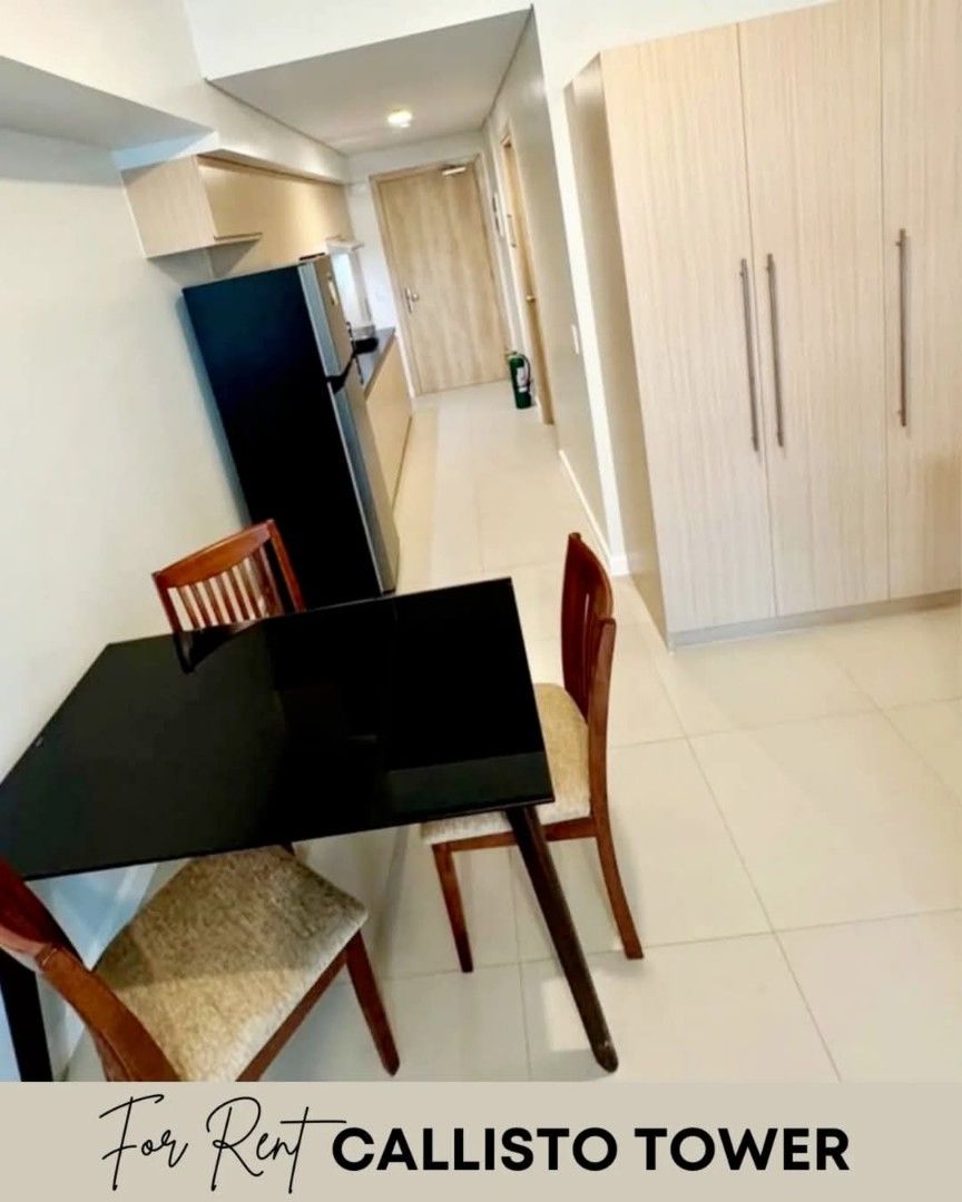 Studio Unit at Callisto Tower For Rent (Category: Apartments & Condos) located in Taguig. Submitted by resalerentalph (Listing ID 1356974927, Image 1). Description: 📍Callisto Tower 🔸️brand new studio unit 🔸️approx 28 sqm 🔸️with 1 parking slot 🔸️fully furnished with complete brand new appliances 🏷Php 33,000/month for lease --- #callistotower #callistotowercircuitmakati #condoinmakati #condoinmakatiforrent #AlveoLand #ResaleRentalPH.