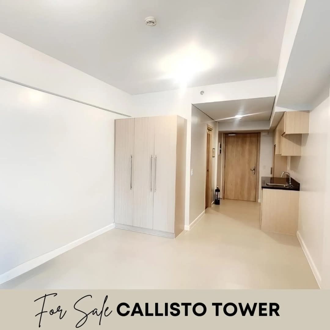 Studio Unit at Callisto Tower For Sale (Category: Apartments & Condos) located in Taguig. Submitted by resalerentalph (Listing ID 1356975299, Image 1). Description: 📍Callisto Tower 🔸️Studio unit 🔸️Bare/Unfurnished 🔸️approx 28 sqm 🏷Php 9,000,000 for sale --- #callistotower #callistoatcircuitmakati #Alveoland #callistomakati #callistotowercircuitmakati #ResaleRentalPH.