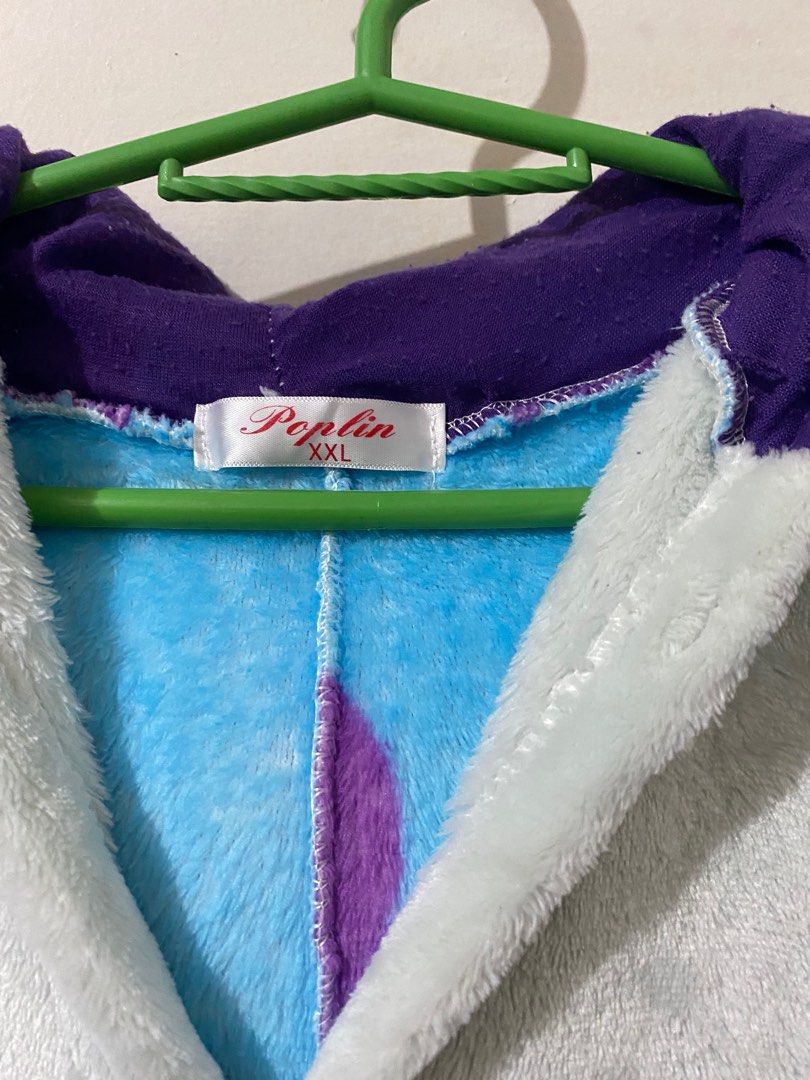 Sulley Onesie (Category: Babies & Kids Fashion) located in Quezon City. Submitted by shemboti (Listing ID 1356862344, Image 3). Description: Bought this at SM Dept Store. Perfect as a costume for your kids. Size is XXL for Kids It can fit to XS-S for Adult.