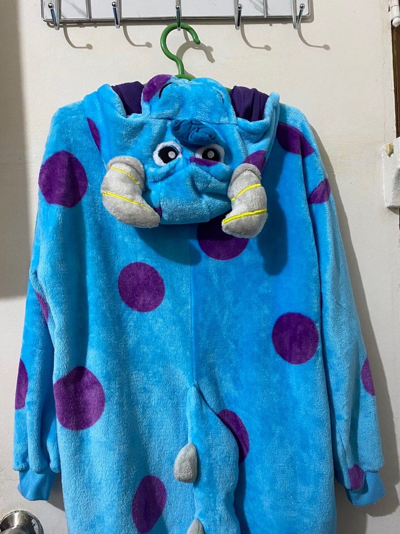 Sulley Onesie (Category: Babies & Kids Fashion) located in Quezon City. Submitted by shemboti (Listing ID 1356862344, Image 2). Description: Bought this at SM Dept Store. Perfect as a costume for your kids. Size is XXL for Kids It can fit to XS-S for Adult.