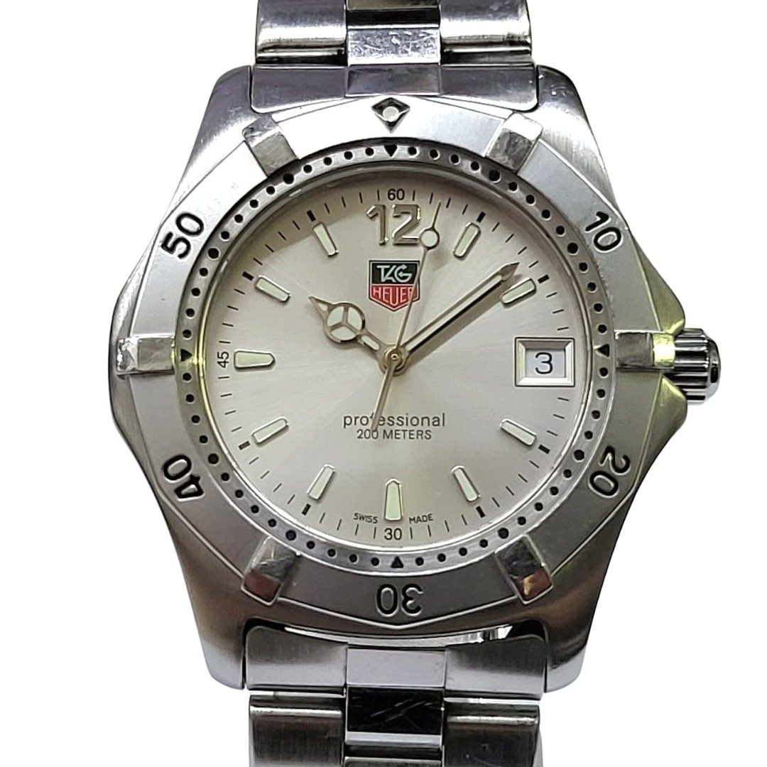 Tag Heuer WK1112-0 Professional 200M Quartz Watch 37mm, Luxury, Watches