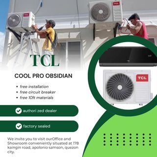 TCL Cool pro Obsidian split type aircon