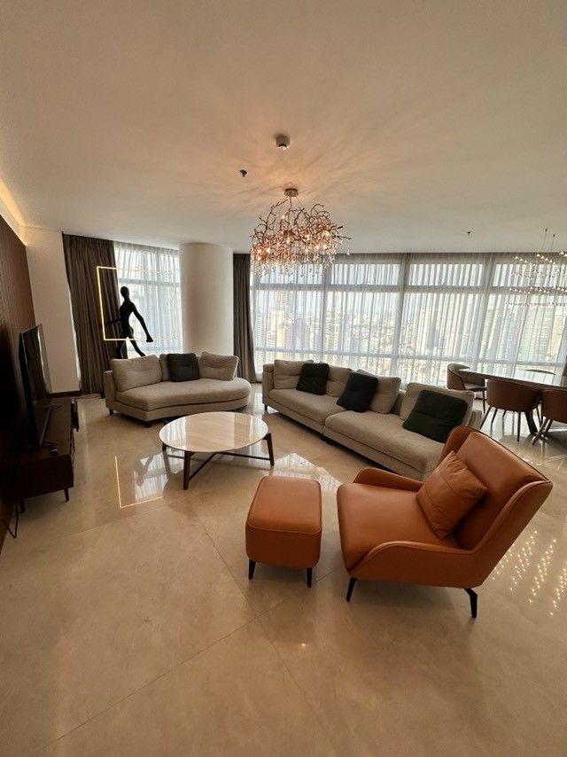 TWO ROXAS TRIANGLE (Category: Apartments & Condos) located in Taguig. Submitted by tesbahil2017 (Listing ID 1356820048, Image 1). Description: TWO ROXAS TRIANGLE Panoramic view Of Bel Air/ Salcedo village 303 sqms three bedrooms with den/ power room Masters separate bath tub/ shower Gourmet/ dirty kitchen private elevator 3parking slots Fully furnished Highly coveted.