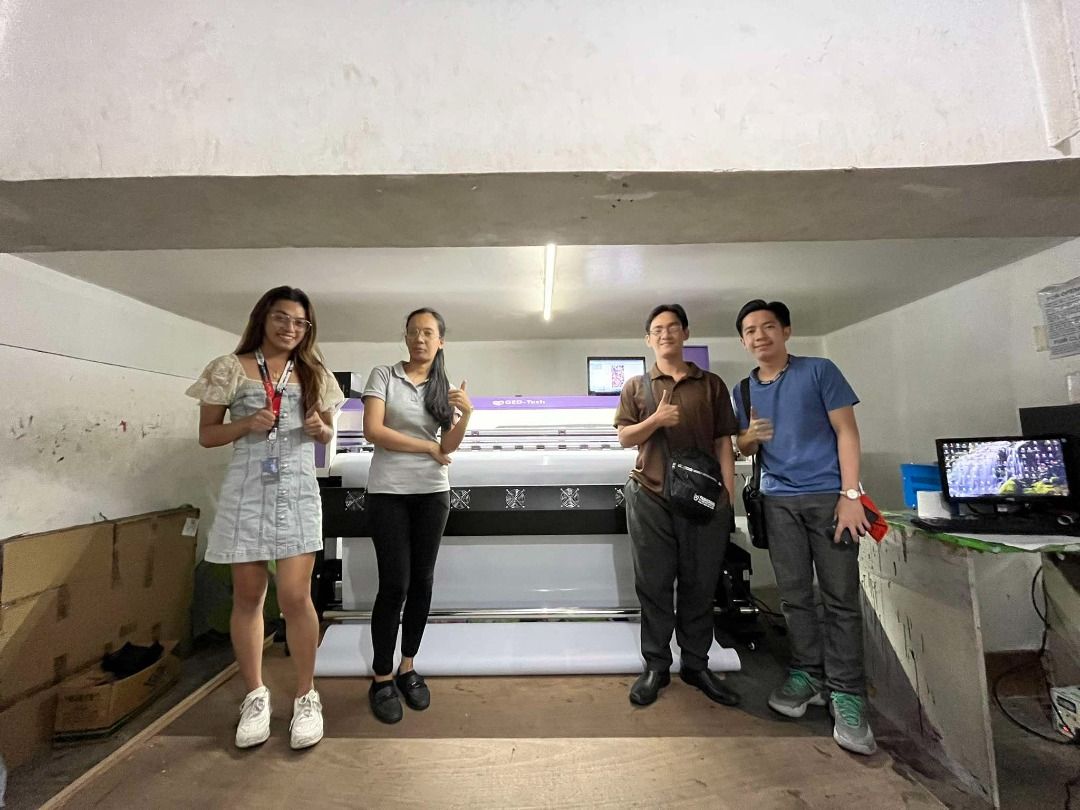 6ft Large Format Eco Solvent Printer Machine (TARPAULIN, PANAFLEX AND MORE) (Category: Printers, Scanners & Copiers) located in Manila. Submitted by rjballos (Listing ID 1357050172, Image 1). Description: Want to start your own printing business but you’re on a budget? May it be for shirt printing, sublimation, tarpaulin, stickers or more. We got you! Start your printing business with the best quality and most affordable printer machines in the m