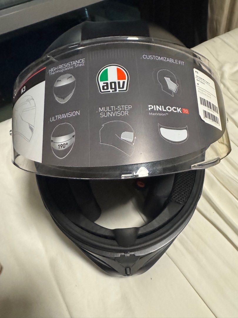 AGV Helmet (Category: Helmets and other Riding Gears) located in Cebu City. Submitted by _fashionista01 (Listing ID 1357098651, Image 2). Description: New, never used Price: 10000 Original Price: 15000 last Price na, that’s 1/3 discount. Further discount Cebu based but can ship.