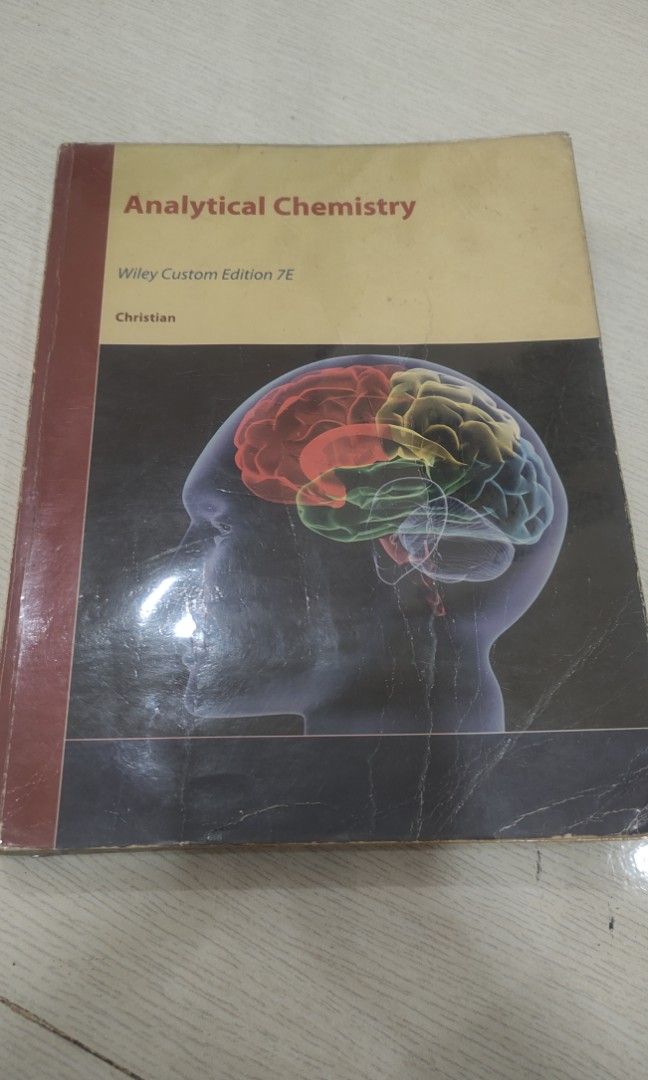 Analytical Chemistry | Wiley Custom Edition 7E (Category: Textbooks) located in Talisay. Submitted by philprelovedbooks (Listing ID 1357067409, Image 1). Description: .