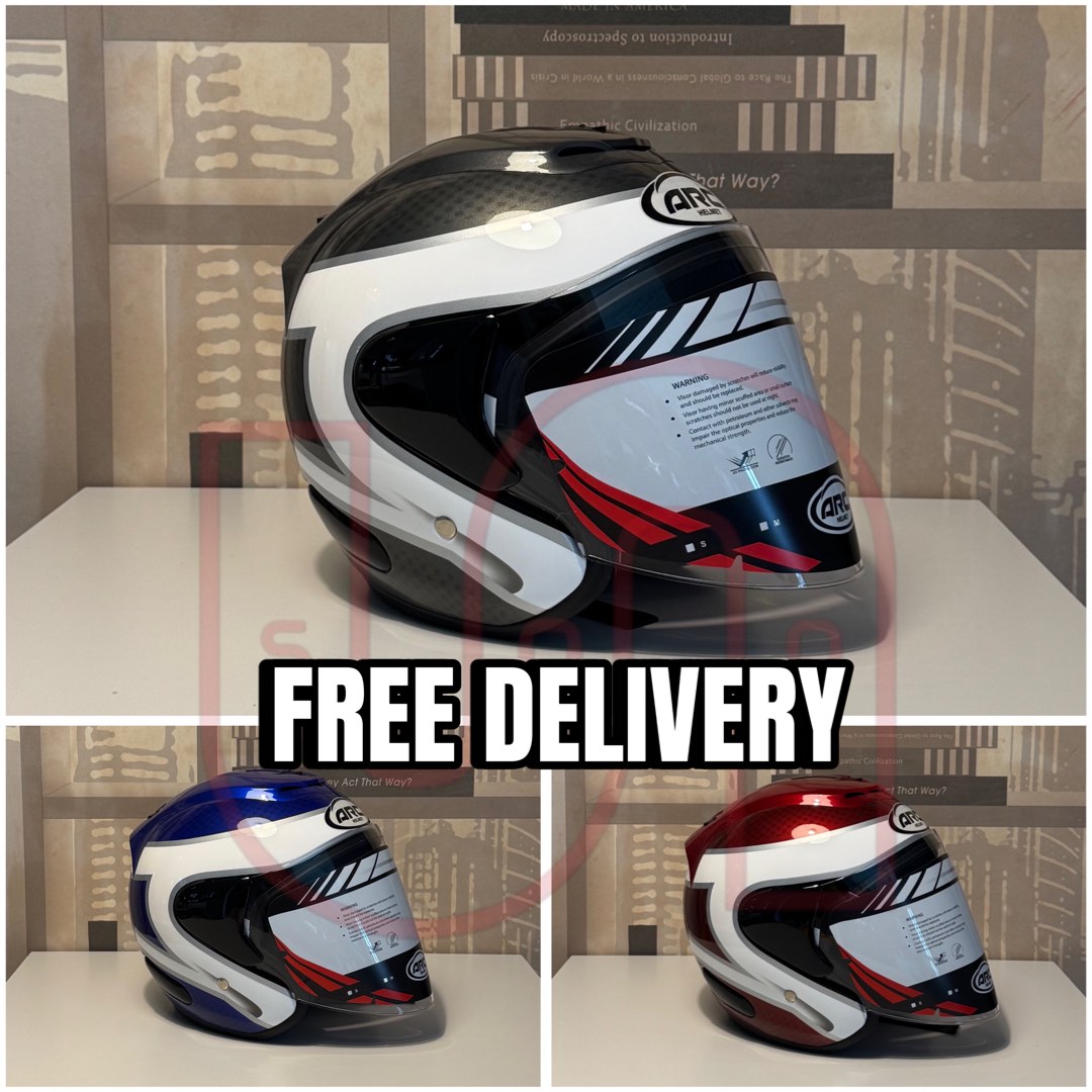 ARC Ritz Speed X Helmet, Motorcycles, Motorcycle Apparel on Carousell