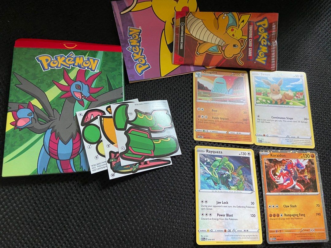 koraidon pokemon card mcdonalds price Pokemon Card SWSH154 Dragonite V JUMBO OVERSIZED BLACK STAR PROMO –  Brokenvase Games main image 0