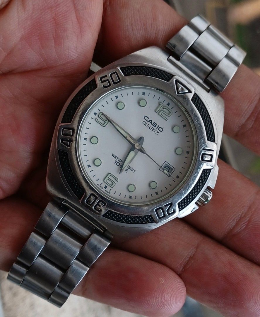 Casio EF 101 diver style, Men's Fashion, Watches & Accessories, Watches ...