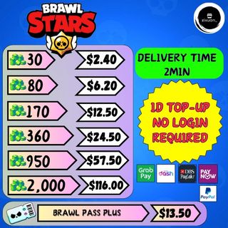 Brawl stars top up For Sale Game Gift Cards Accounts