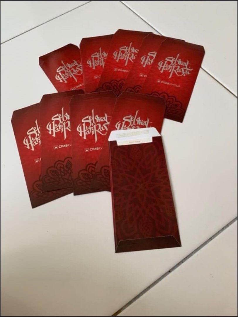 CIMB Group Bank Raya Packet - each pkt is 10 pcs and total of 1 pkt ...