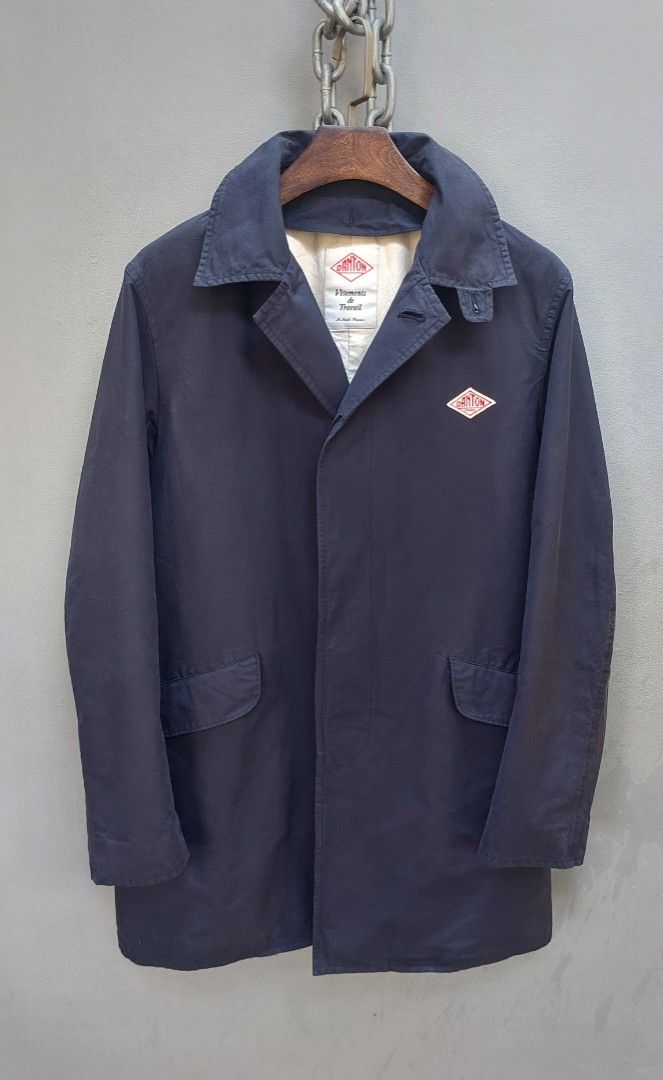 Danton Thinsulate Jacket with Detachable Lining (Category: Coats, Jackets and Outerwear) located in Manila. Submitted by plovedmonster (Listing ID 1356986100, Image 1). Description: Tag size: 38 PLEASE CHECK MEASUREMENTS BEFORE PURCHASING. TAG SIZE MAY NOT REFLECT TRUE FIT." DANTON Reversible Work Coat – Navy & Ivory | Thinsulate Padded A versatile outerwear piece that blends functionality with timeless French workwear aesthetics, this DANTON rev
