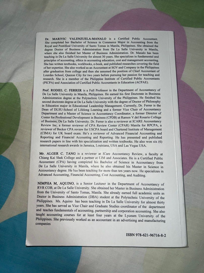 Fundamentals of Partnership (Category: Textbooks) located in Paranaque City. Submitted by luvbyelyely (Listing ID 1357150042, Image 2). Description: Declutterring my old university stuff! Fundamentals of Partnership book - some pages have highlights (pls check photos) - used in ACCCOB2 in DLSU - pages are still white (no yellowing) - last used may - july 2023 Shipping: lalamove/ meetup in DLSU MOP: cash / gcash .