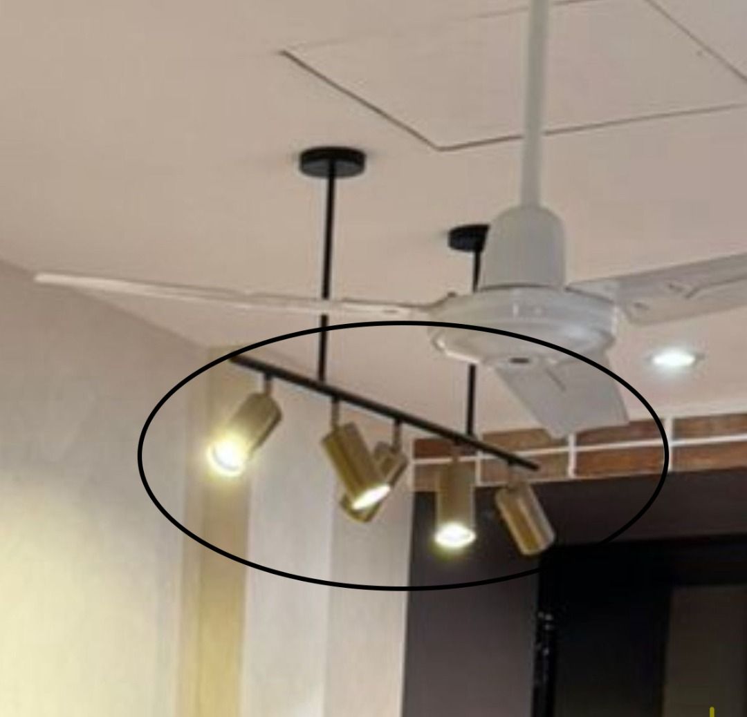 Gold Track Bar ( 5 pcs 3k ( warm light ) (Category: Lighting) located in Taguig. Submitted by janleevee (Listing ID 1357133303, Image 1). Description: RFS : DECLUTTERING MY HOUSE ( ONLY USE ONCE ON A PROMOTIONAL PROJECT ) ORIGINAL PRICE : PHP 16,000 SELLING PRICE : PHP 8,000( NEGOTIABLE ) GOLD TRACK BAR LIGHTS ( 5 PCS WARM LIGHT ) WITHOUT THE HOLDER JUST THE BLACK STAND AS SHOWN ON THE PHOTOS . .