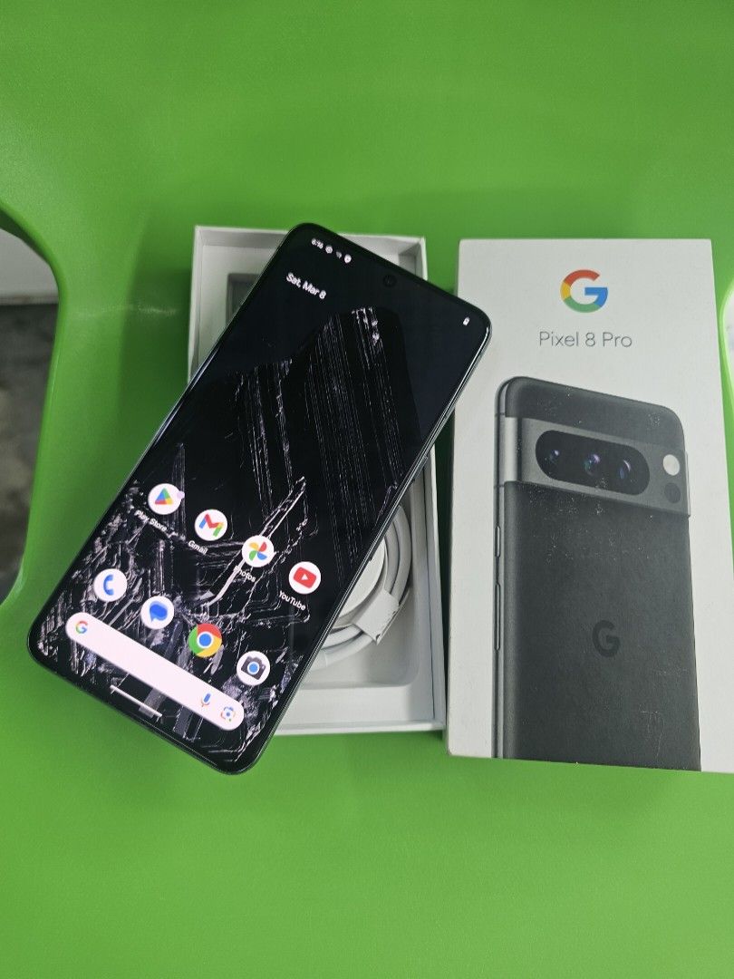 Google Pixel 8 Pro 128gb (Category: Google Pixel) located in San Juan City. Submitted by AshleyandLynGeneralmerchandise (Listing ID 1264728425, Image 3). Description: We accept trade in Credit card / Home Credit Shipping Meet ups / Delivery Fb page: Ashley & Lyn.